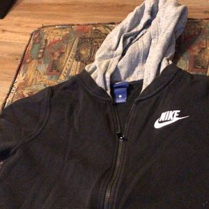 Nike zip up shirt